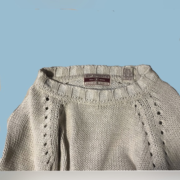 cropped knitted sweater - Picture 2 of 3